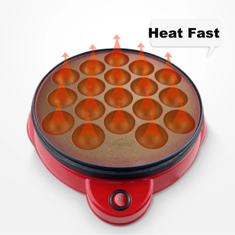 220V Chibi Maruko Baking Machine Household Electric Takoyaki Maker Octopus Balls Grill Pan Professional Cooking Tools cake maker