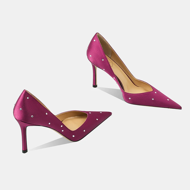 

High Heels Women Shoes Pointed Toe Fashion Shallow Sandals Sexy Dress Elegant Pumps Autumn 2025 New Party Luxury Ladies Zapatos