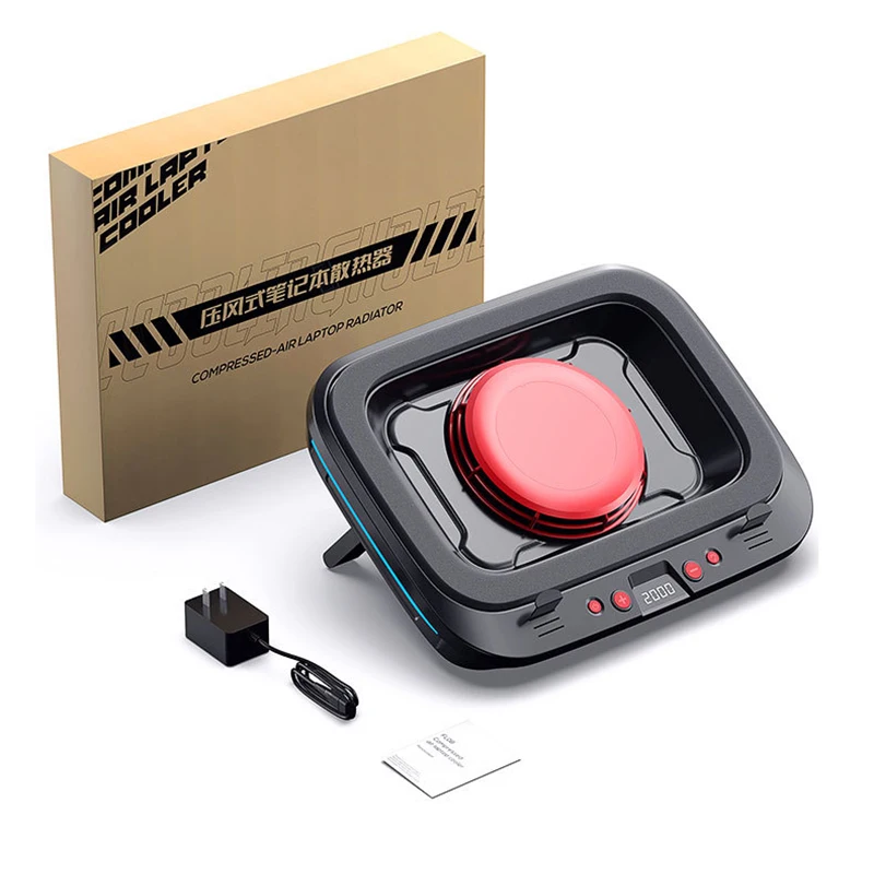 FL08 Laptop Cooling Stand: 7-Level Angle Adjustment, Powerful Fan Cooling Pad, Compatible with 14–19.3-inch Gaming Laptops, High - view 6