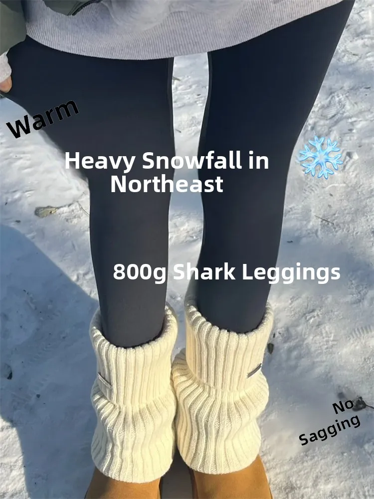 

Thiened Fce arkskin Брюки для йоги Женские длинные брюки с высокой талией Облегающие теплые хлопковые брюки на осень-зиму Повседневная одежда