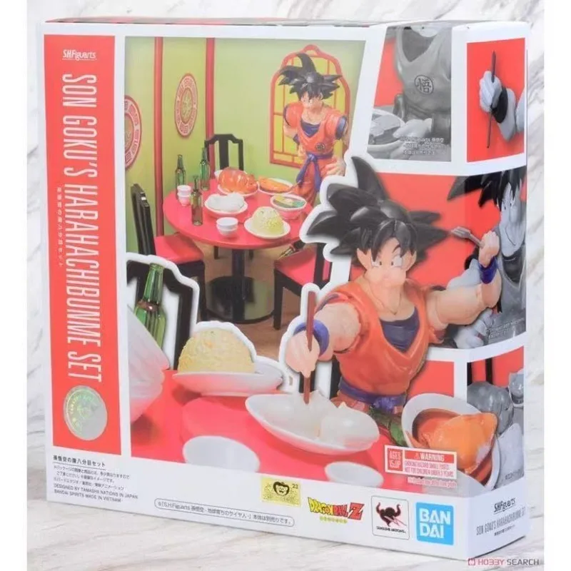 Bandai Dragon Ball Sun Wukong SHF mesa de cena ocho juegos de relleno figuras móviles juego simulado periféricos juguetes colección regalos