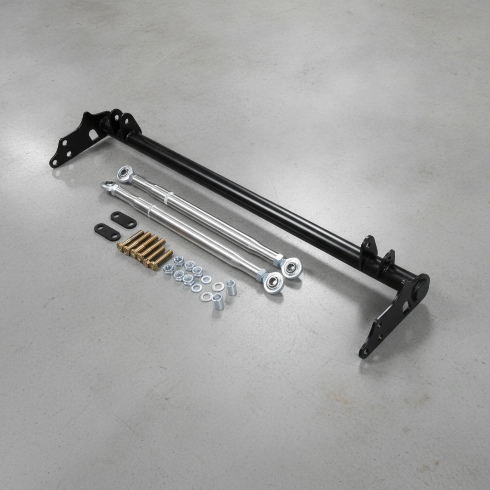 Front Traction Bar Assembly Heavy Duty Chassis Brace with Control Rods for Civic 1988 1991 Car Tuning