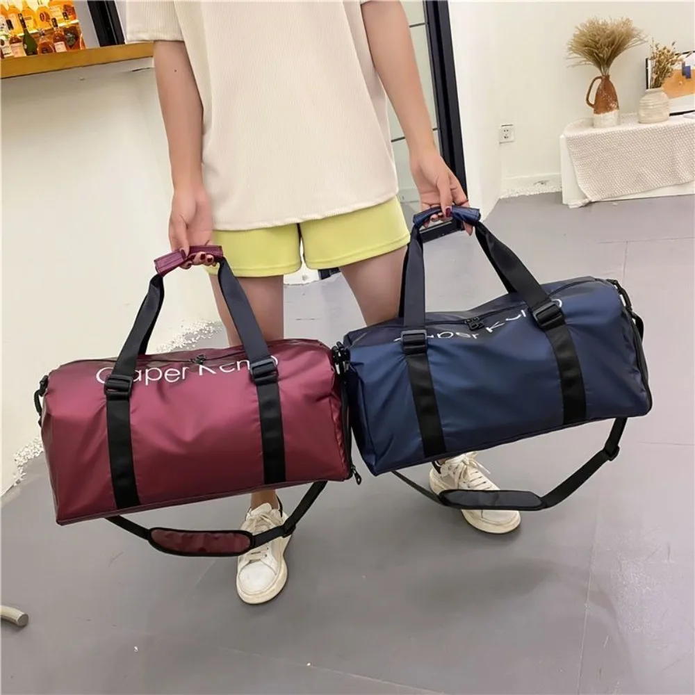 Large Capacity Fitness Handbag Dry and Wet Separation Waterproof Travel Duffels Bags with Shoe Box Multifunctional Gym Bag