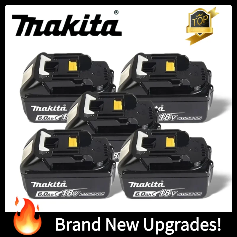 

All-terrain makita 18v battery, 18V 6Ah weather-proof battery, for outdoor use, with Makita blowers, and waterproof casing.