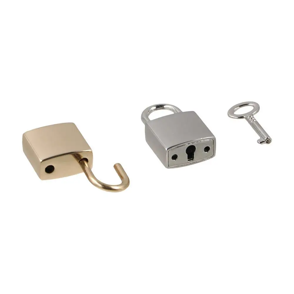 Luggage Case Jewelry Box Copper Diary Book Home Improvement Hardware Archaize Padlocks Silver Small Mini Lock