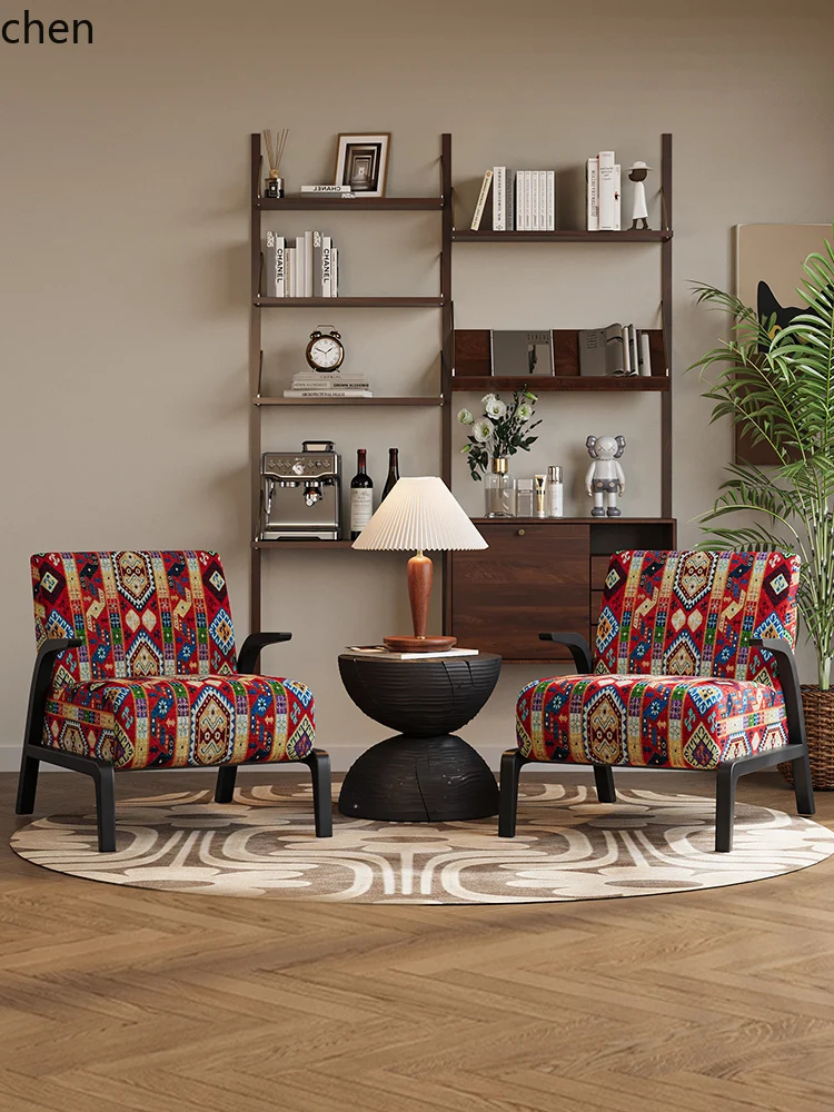 single sofa living room balcony cafe homestay leisure chair