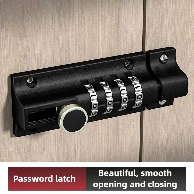 Safety zinc alloy anti-theft bolt machinery 4 sets of digital combination code lock wooden door storage cabinet tongue cam lock