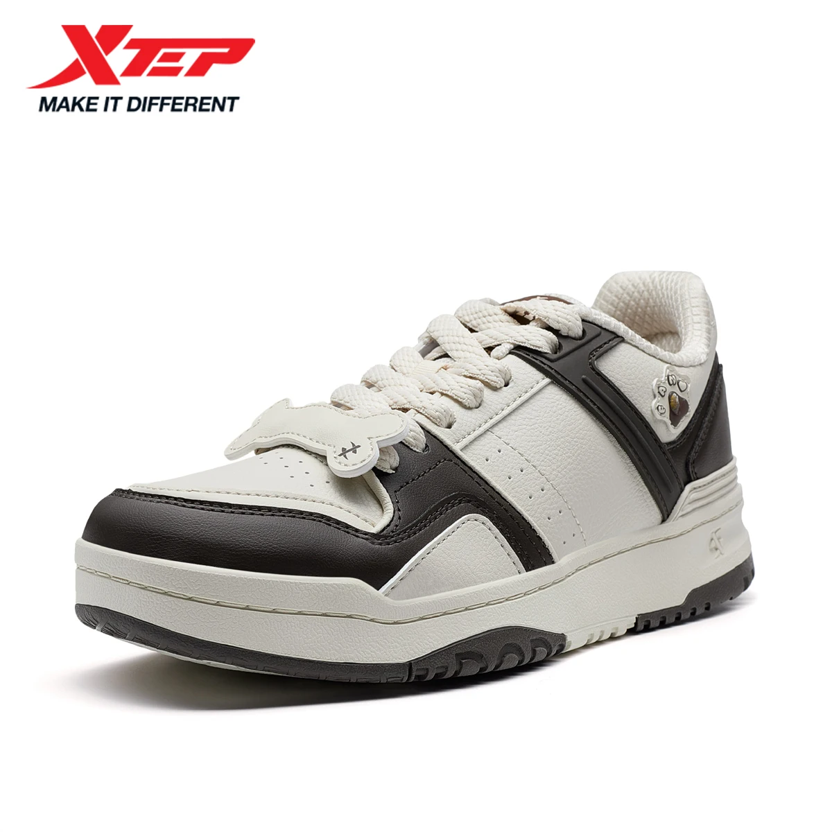 Xtep Sports Shoes For Men Fashion Thick Sole Comfortable Durability Cushion Leisure Outdoor Skateboarding Shoes 976319330009