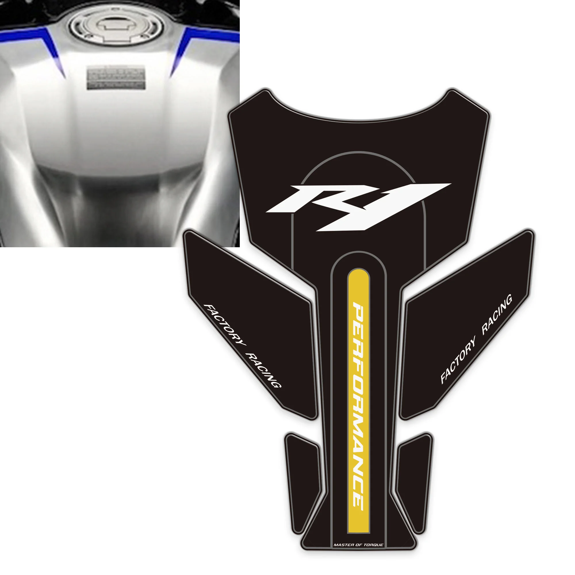 

For YAMAHA YZF-R1 YZF R1 YZFR1 Motorcycle Protector Stickers decal adhesive Tank Pad Grips Gas Fuel Oil Kit Knee
