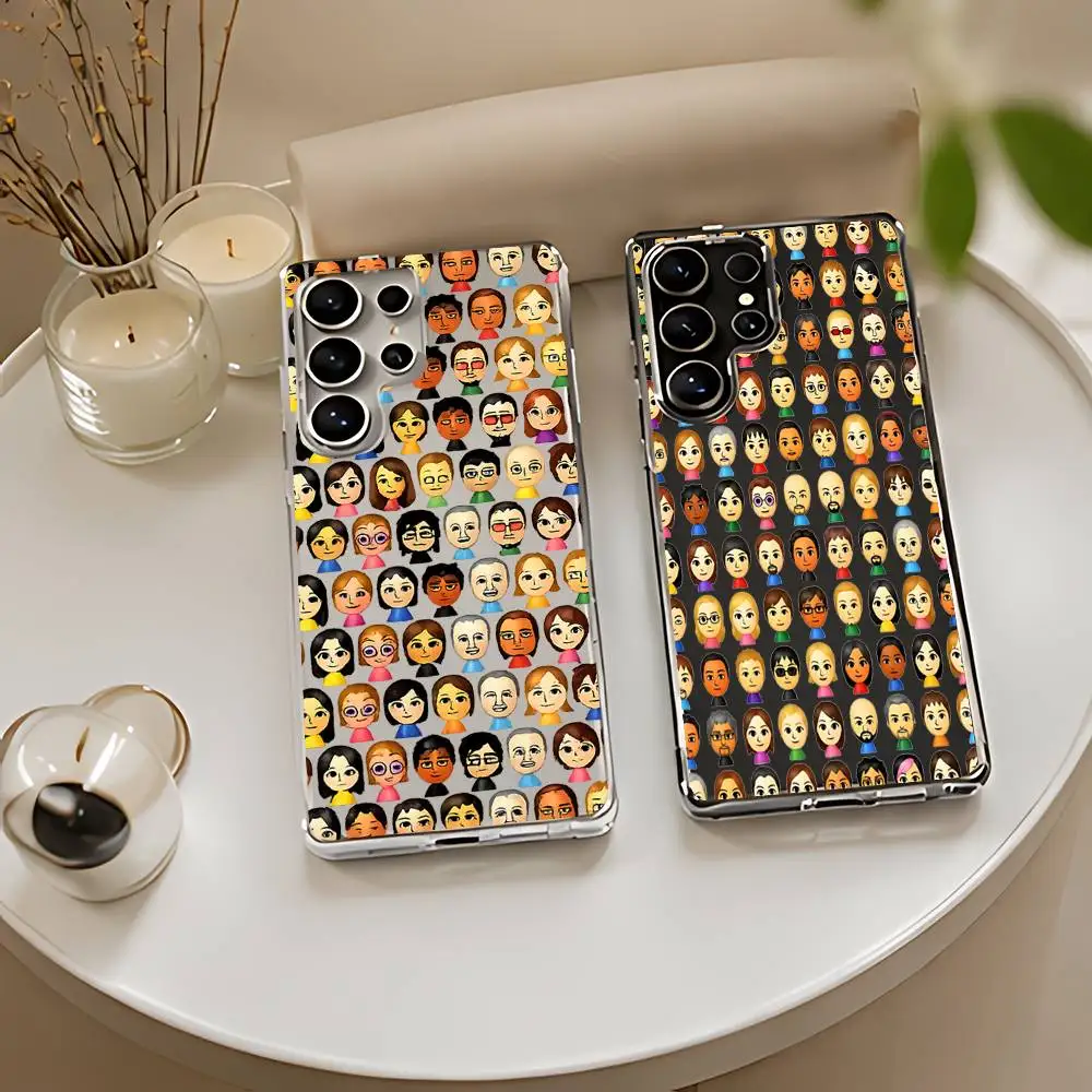 Full Screen Character Cute Cartoon Silicone Case For Samsung Galaxy S21 S22 S23 S24ULTRA S25ULTRA FE Ultra Plus5G A52S S26 Cover