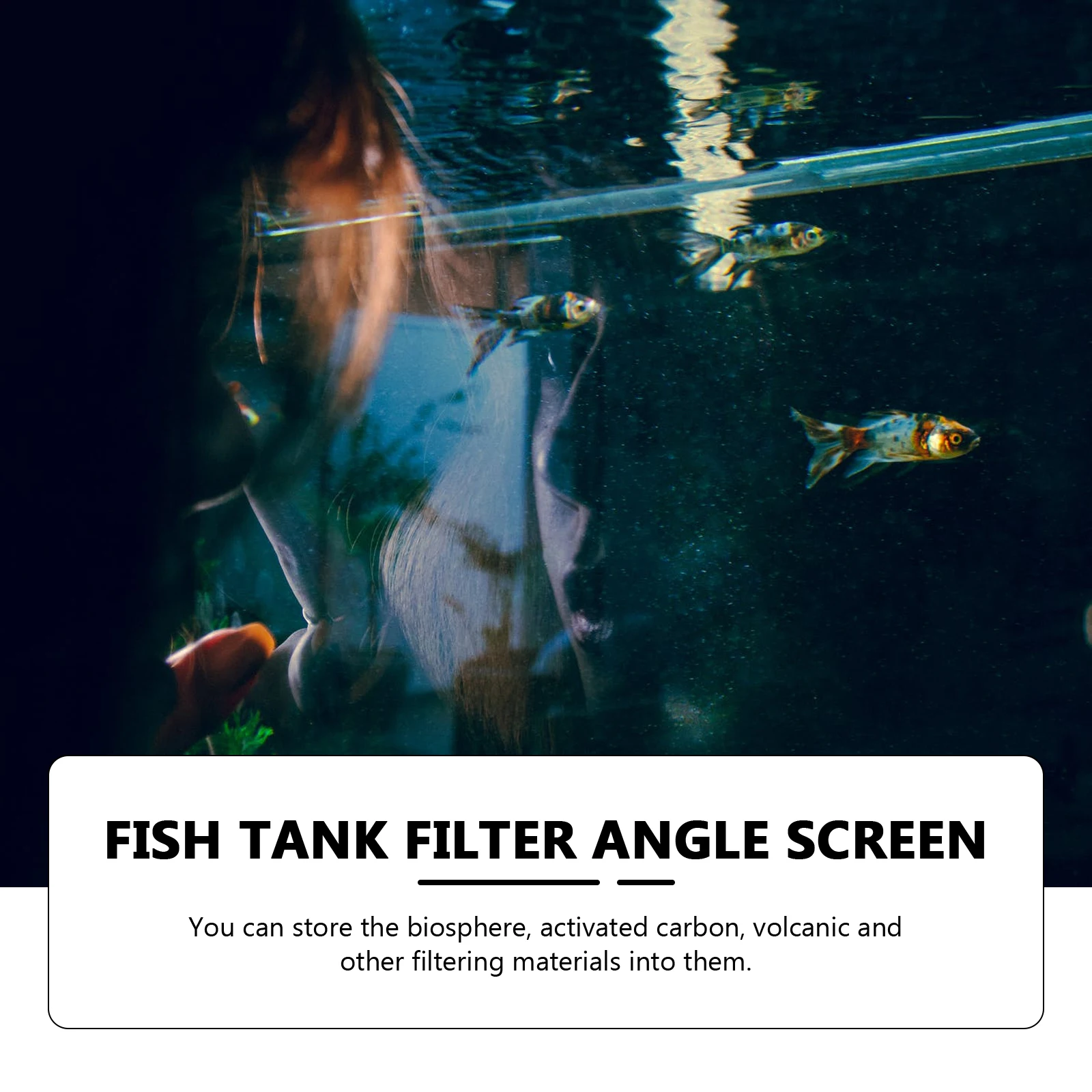 

10pcs Filter Material Bags Polyester Mesh Fine Pouch for Fish Tank Aquarium Storage Zipper Permeable Durability