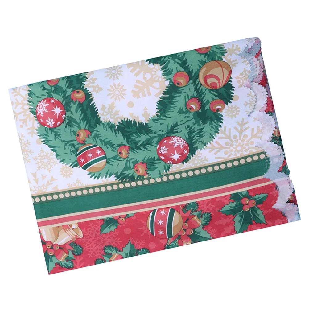 

Christmas Tablecloth Beautiful Printed Graphics Reusable Xmas Table Cloth Decorative Table Cover for Holiday Party