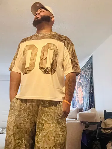 Imagen 2 del producto Camiseta informal de gran tamaño para hombre, camiseta de malla grande transpirable de secado rápido para deportes de gimnasio y Fitness, manga corta