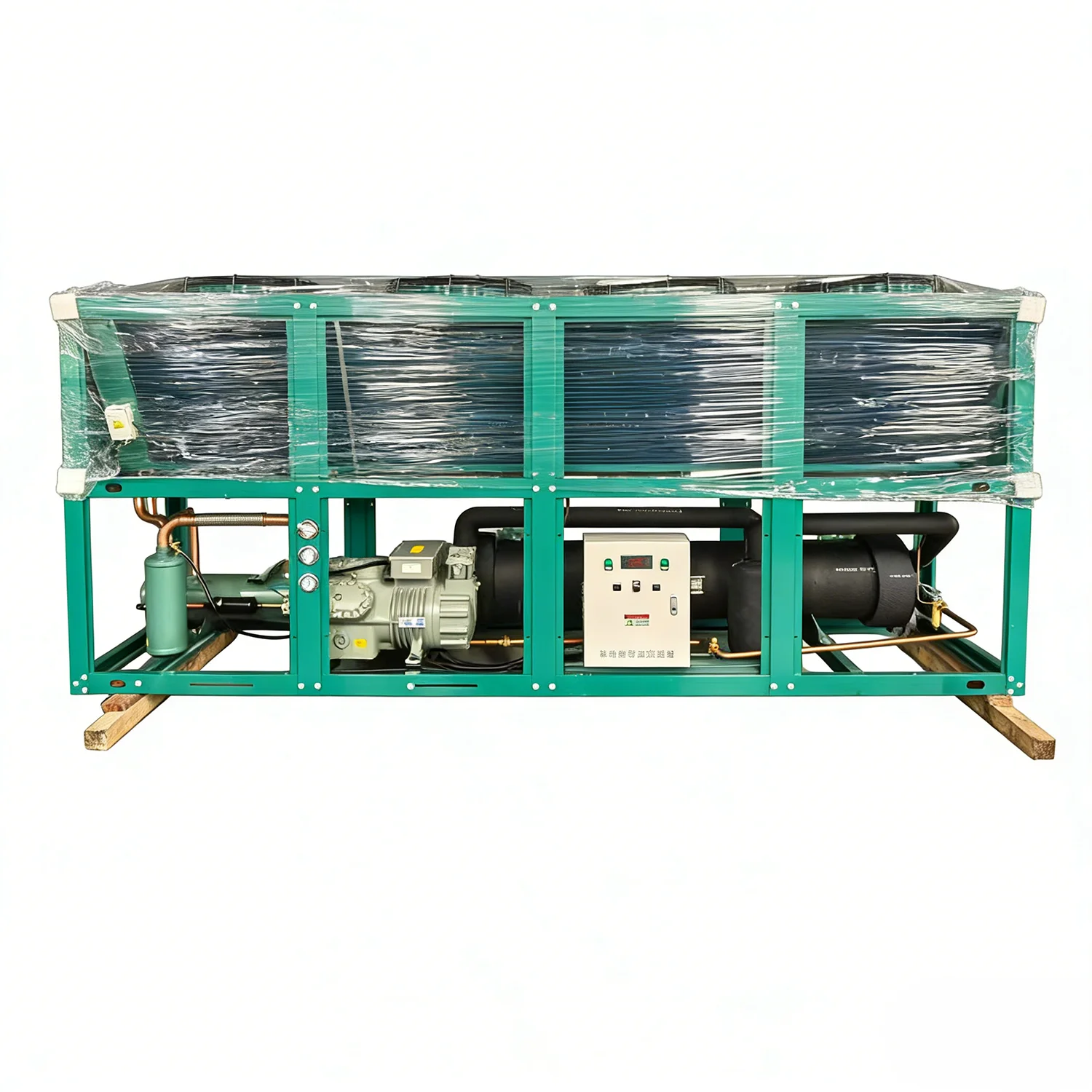 50HP Semi Hermetic Cold Storage Condensing Unit Freezer System Evaporative air Cooling Refrigeration Part Condenser Unit