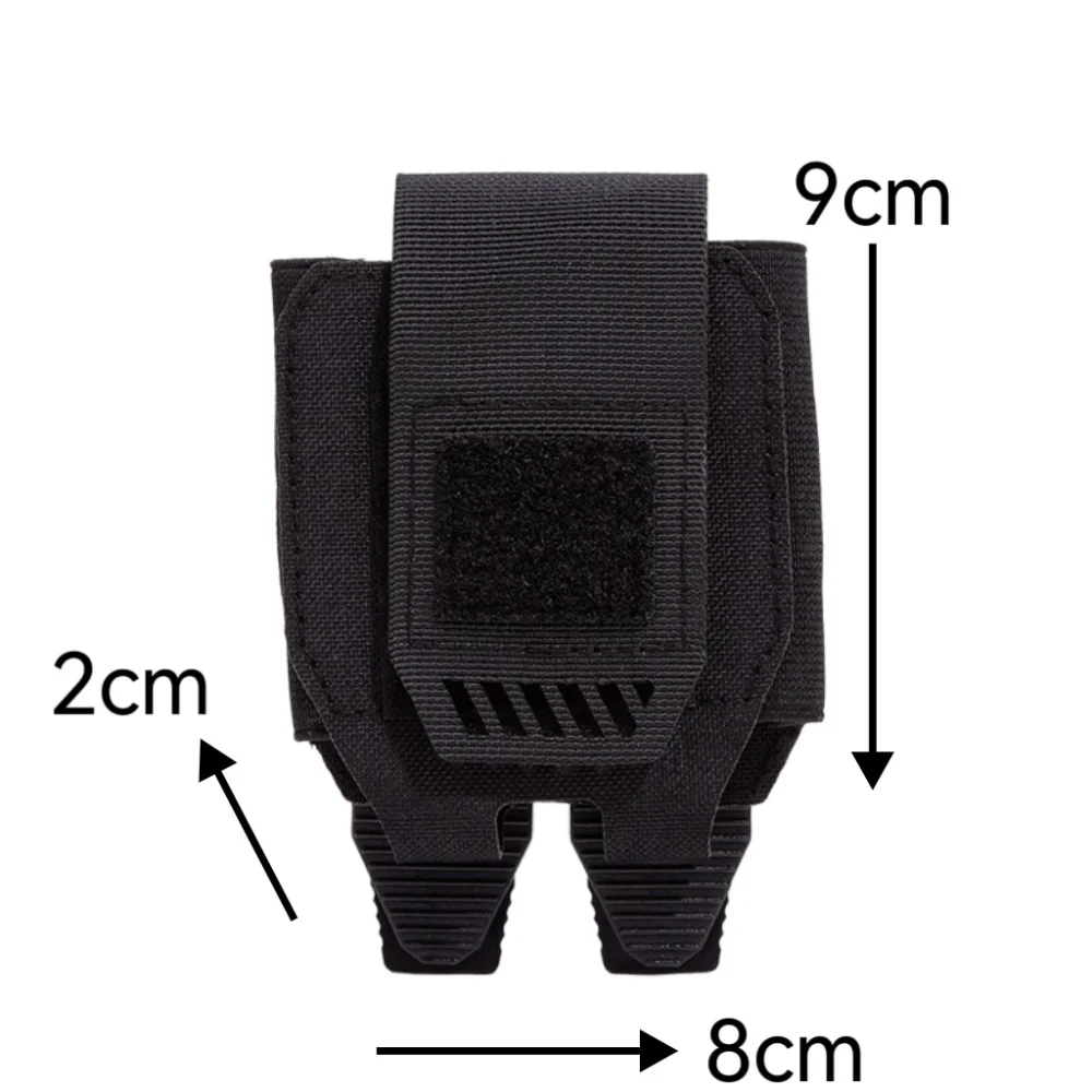 Custodia per manette 1000D Marsupio in nylon MOLLE / Cintura Custodia per polsino a basso profilo Fondina Cintura da lavoro Gilet Borsa da cintura da caccia all'aperto