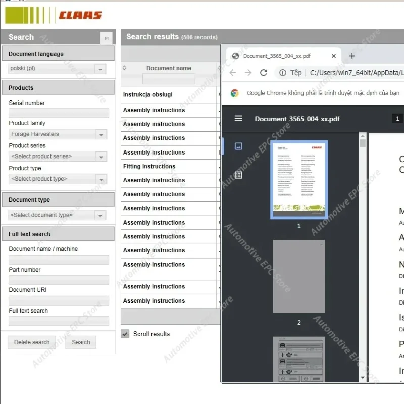 

WebTIC - Центр технической поддержки и информации для Claas [2024.07] Только на английском языке