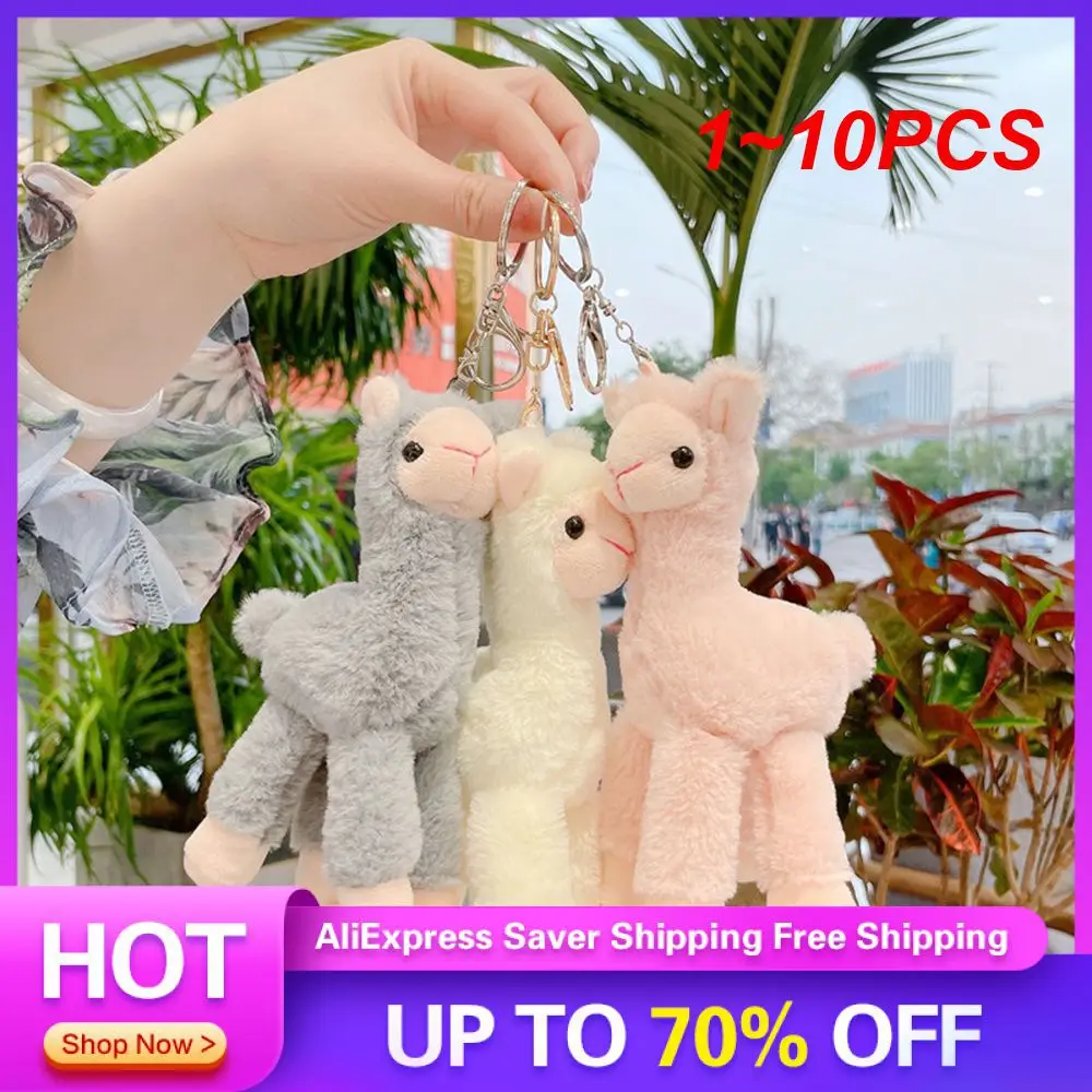 1~10PCS Llama Pendant Versatile Usage Irresistible Trendy Llama Pendant Women's Fashion In-demand Surging Demand Cute Plush Toy