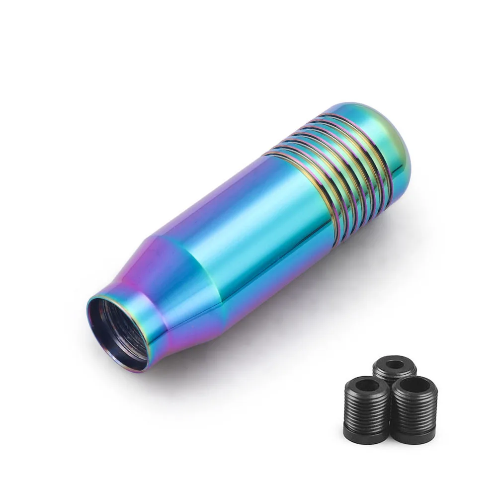 8,5 cm auto ctylish pookknop stok handgeschakelde universele auto aluminium verlengde versnellingspook versnellingskopknop