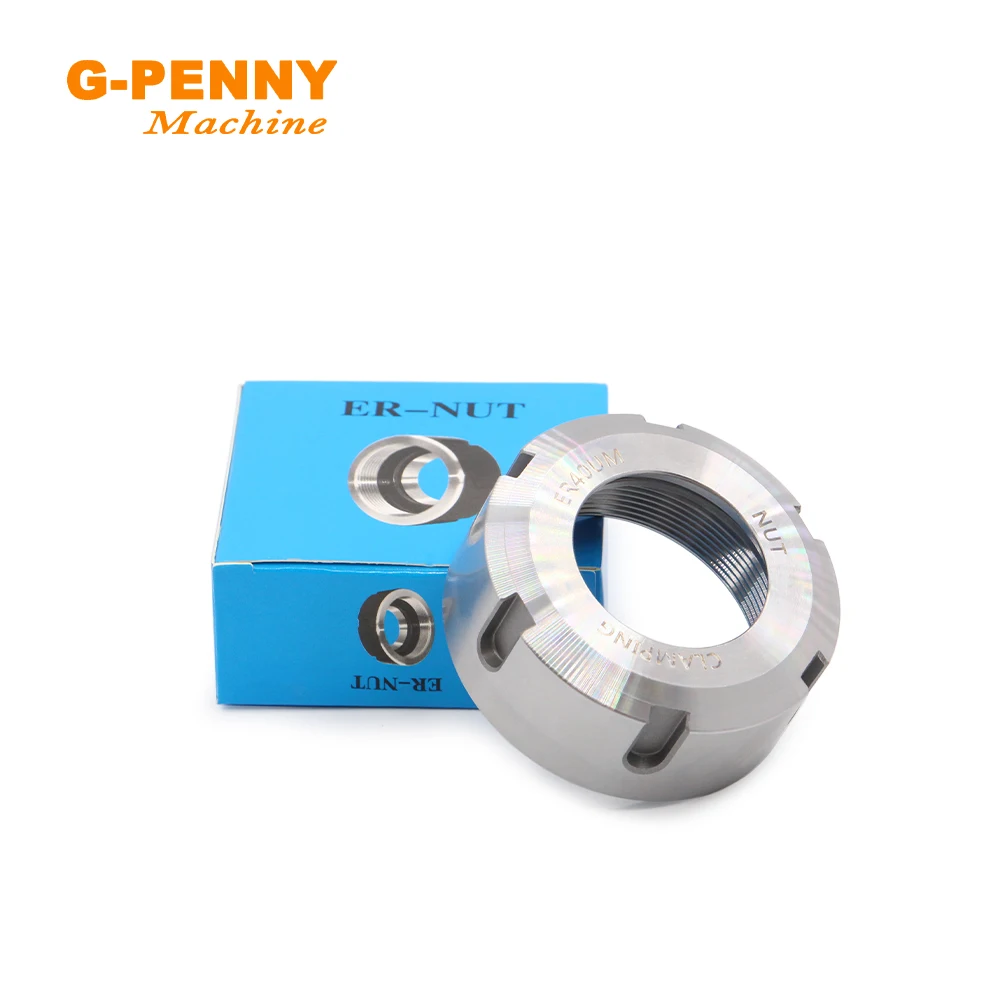 G-Xu ER40-UM Collet Hạt Sử Dụng Cho Khắc Cnc Động Cơ Trục Chính Collet Chuck Bình Thường Cân Bằng Collet Đai Ốc
