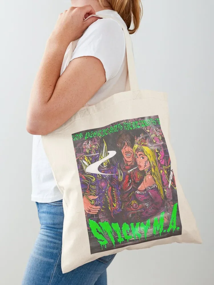 

The Sticky Adventures of Sticky M.A. Tote Bag canvas shopping bag personalized tote bag shopper women university shopper