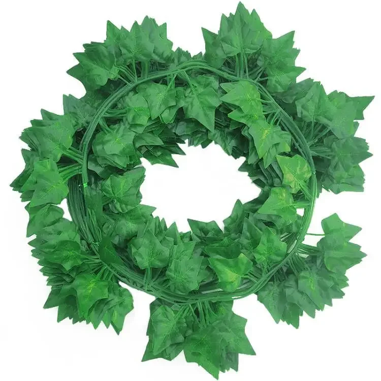 Long Artificial Leaves Fake Plants Decoration Ivy Garlands Greenery Rattan Creeper Green Leaf Vine DIY Hanging Plant Home Decor