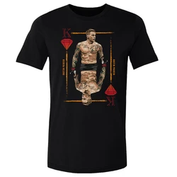 Sporty walki mężczyźni czarny Dustin Poirier król diamentów t-Shirt nowy letni damski krótki rękaw koszula dzieci 3D