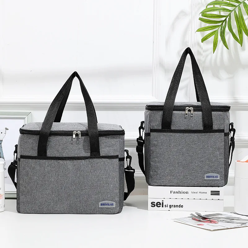 

Portable Thermal Lunch Bag Durable Waterproof Food Thermal Box Thickened Cationic Thermal Insulation Pack Picnic Bags For Work