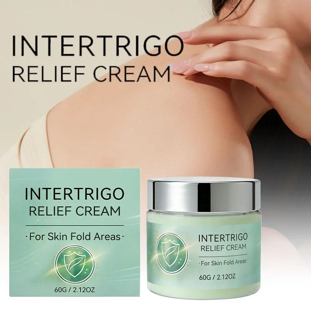 Intertrigo Creme zur Pflege von Hautfalten und gegen Reibungsbeschwerden hilft, gereizte Haut zu beruhigen, Reibung zu reduzieren, enthält Kollagen und Hyaluronsäure. – Detail 3