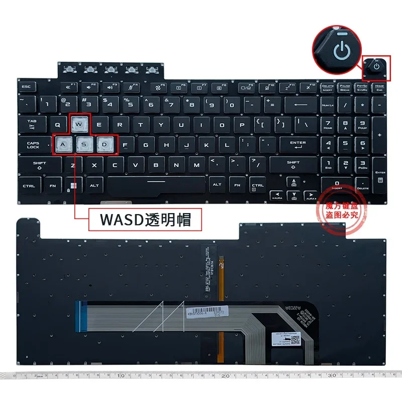 New US Keyboard for ASUS FA506 FX506 FX706L FA506H FA506IU FA506IV FA506II FA706 FA706II FA706IU Laptop Colorful Backlight