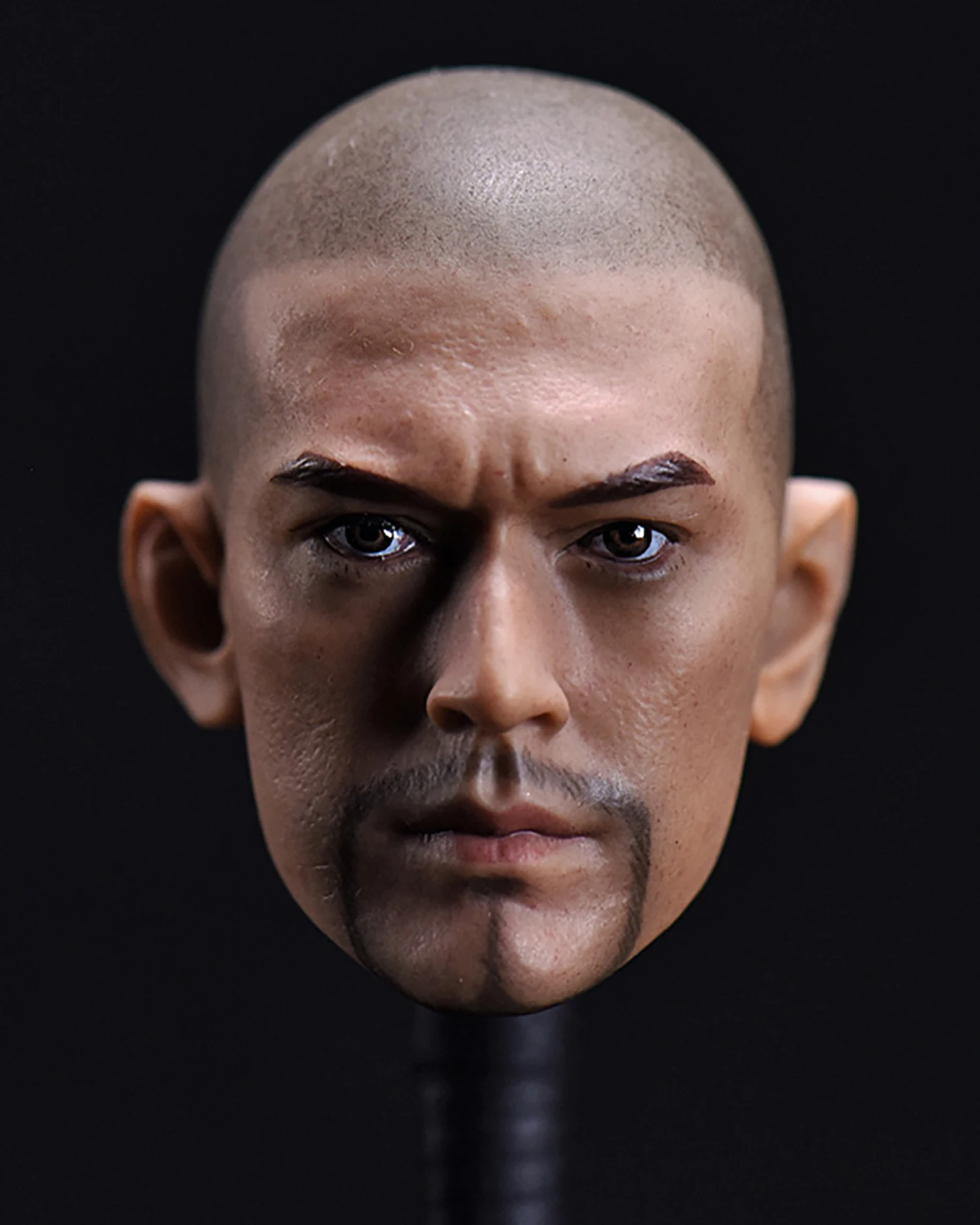 

1/6 Scale Beard Bald Takeshi Kaneshiro Head Carving Sculpt Model Toys