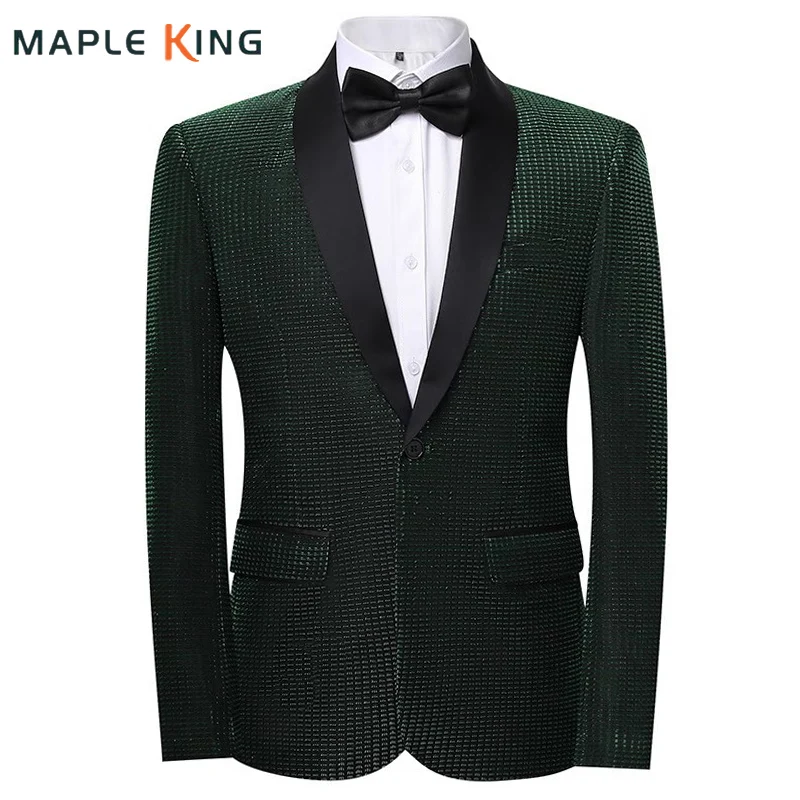 

Мужские пиджаки, дизайнерские Chaqueta Elegante Hombre, роскошный деловой свадебный ужин, вечеринка, мужская одежда, тонкий пиджак, куртка