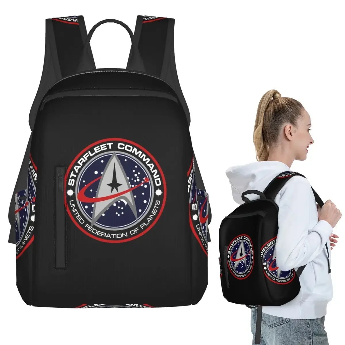 Star Treks Science Fiction TV Series Backpack Student BookBag Children School Bag Computer Shoulder Bags Boys Girls