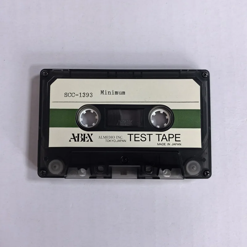 

ABEX Test Tape SCC-1393 Minimum, Tape Recorder Head Test