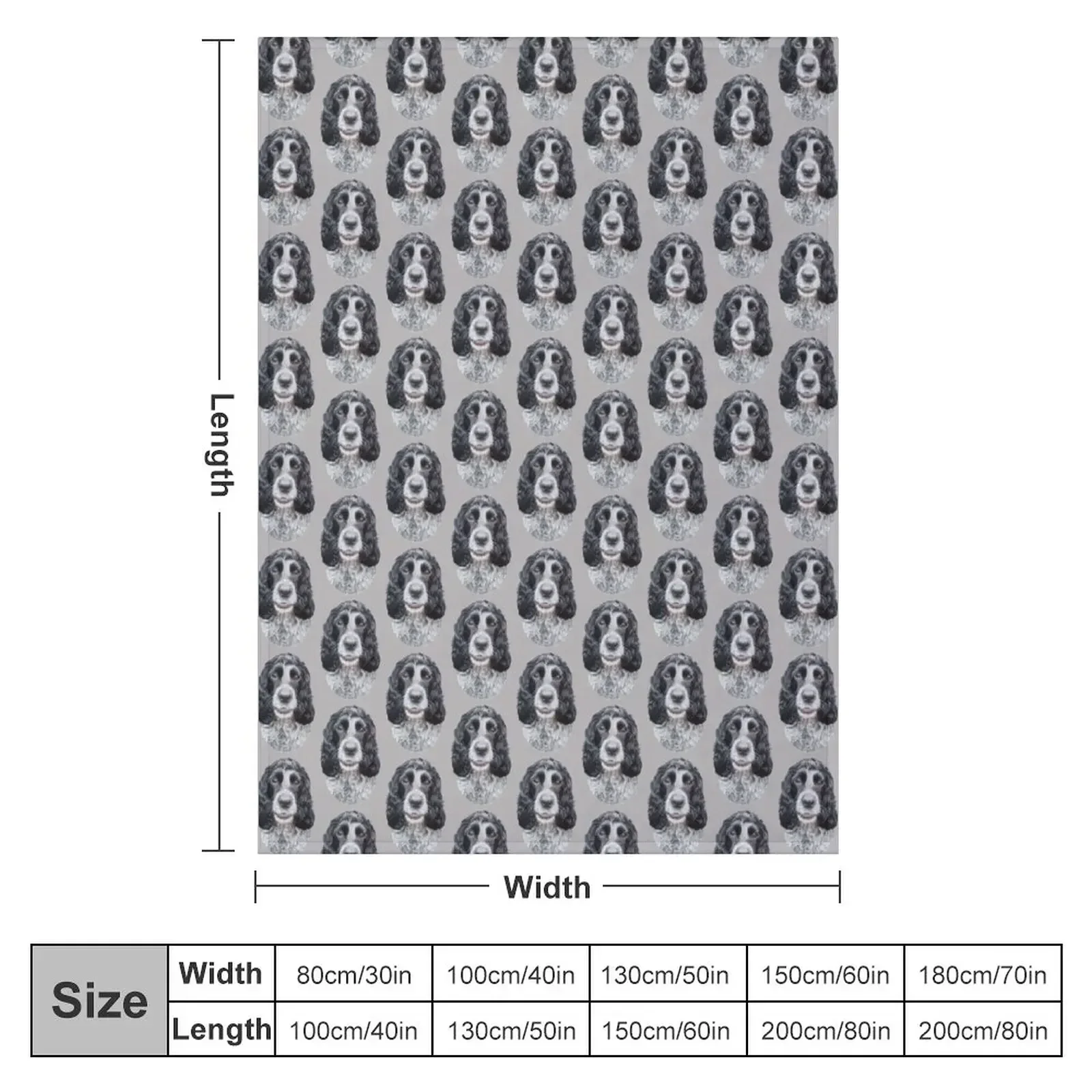 Rosie the Blue Roan, Cocker Spaniel Throw Blanket Weighted Bed linens Blankets