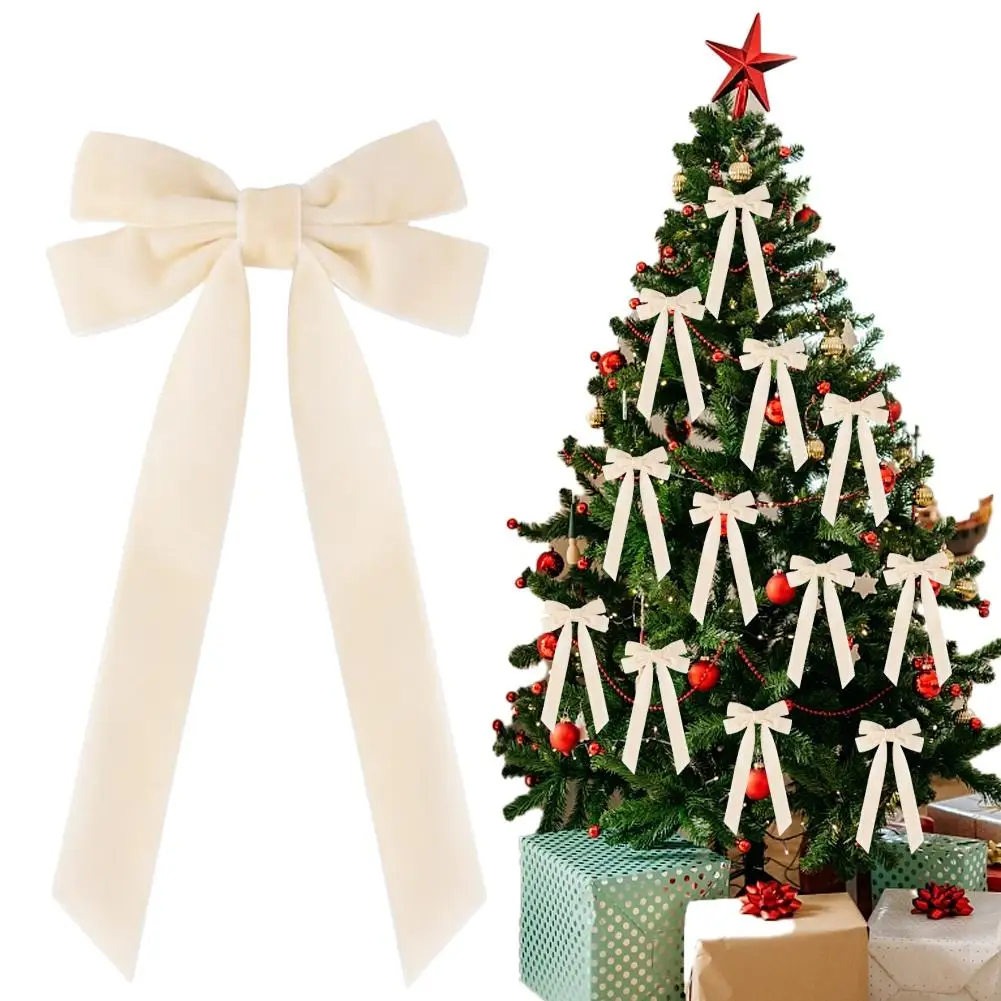 12Pcs Velvet Bows C…