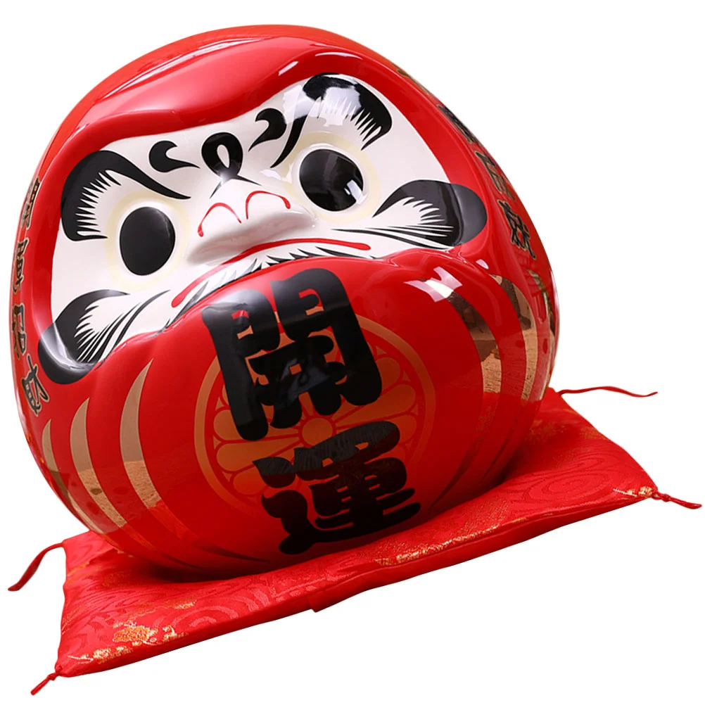 Mini Figurine Dharma Egg Ornament Japanese Daruma Japanese-style Fortune Ceramic Toys