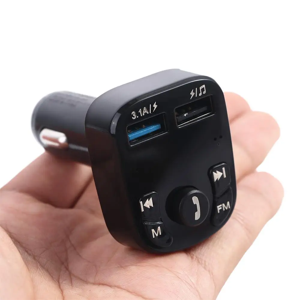 Quick Charger MP3 Music Player Audio Receiver USB Car Charger Bluetooth 5.0 FM Transmitter Car Player MP3 Modulator Player