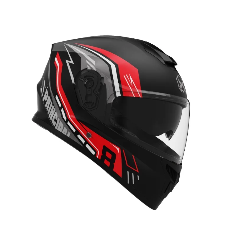 

Motorcycle Helmet Factory Modular Full Face Racing Crash Motorcycle Helmet Speed White Red