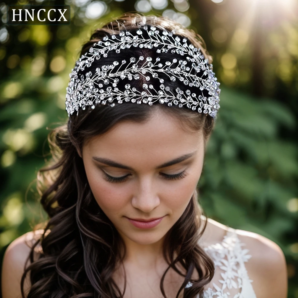 

Wedding Headbands For Bride Crystal Headband Hair Accessories Wedding Crystal Hair Band Bridesmaid Headband Gift CP589