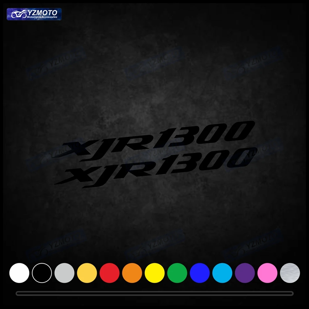 ل XJR1300 دراجة نارية اكسسوارات سباق ملصق خزان الوقود هيكل السيارة شعار السيارة الشارات محرك هدية خوذة الزجاج الأمامي ملصقات