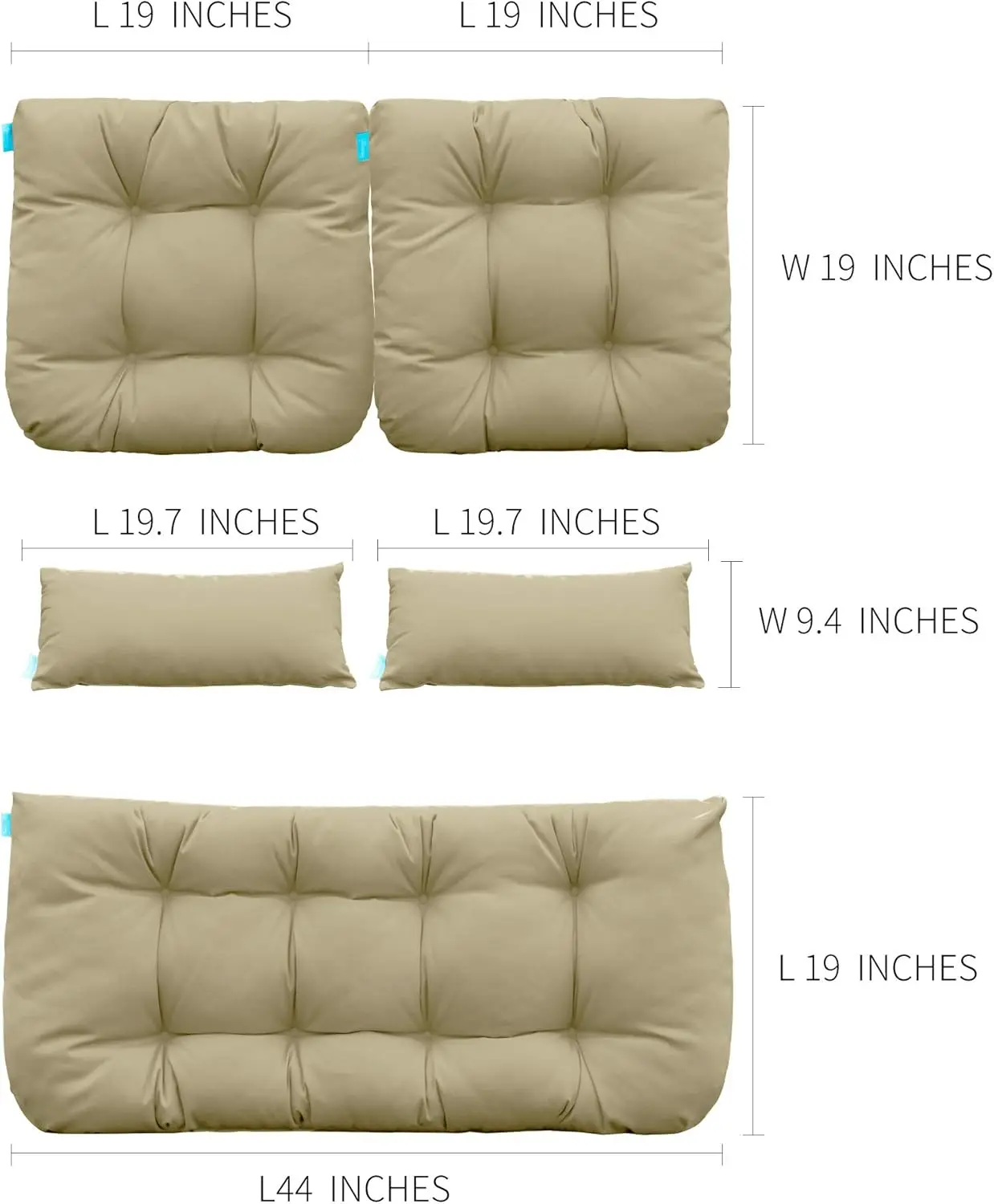 

Плетеные подушки для сидений на открытом воздухе, групповое двухместное сиденье/две U-образные/две поясничные подушки для мебели для патио, плетеное двухместное сиденье, скамейка, новинка