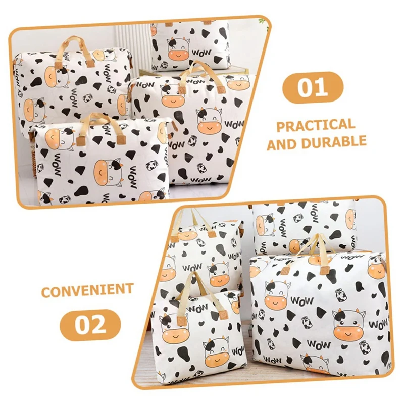 Large Capacity Storage Bag With Handle Capacity Clothes Storage Bag Organizer With Handle,Foldable Closet Organizer