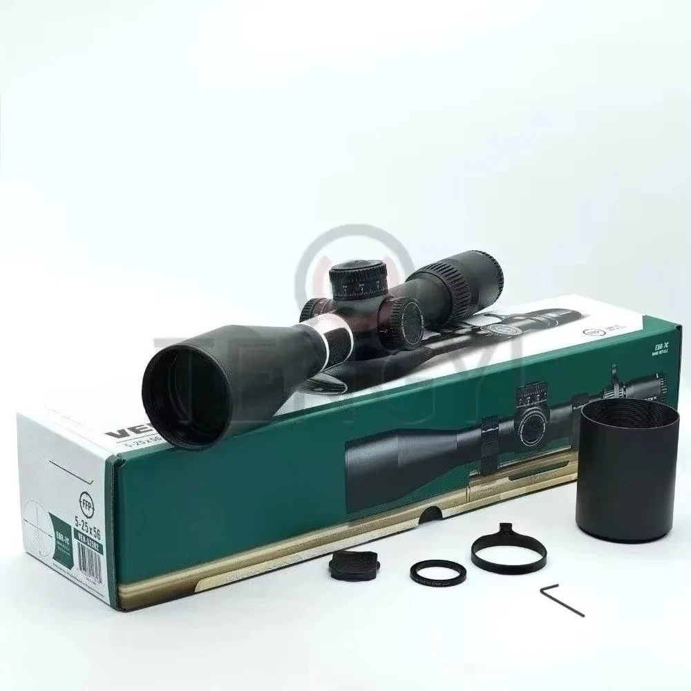 Original VT Optics 5-25X56 First Focal Plane(FFP) Riflescopes EBR-7C (MRAD) Reticle 34mm Tube Nitrogen Gas Throw lever