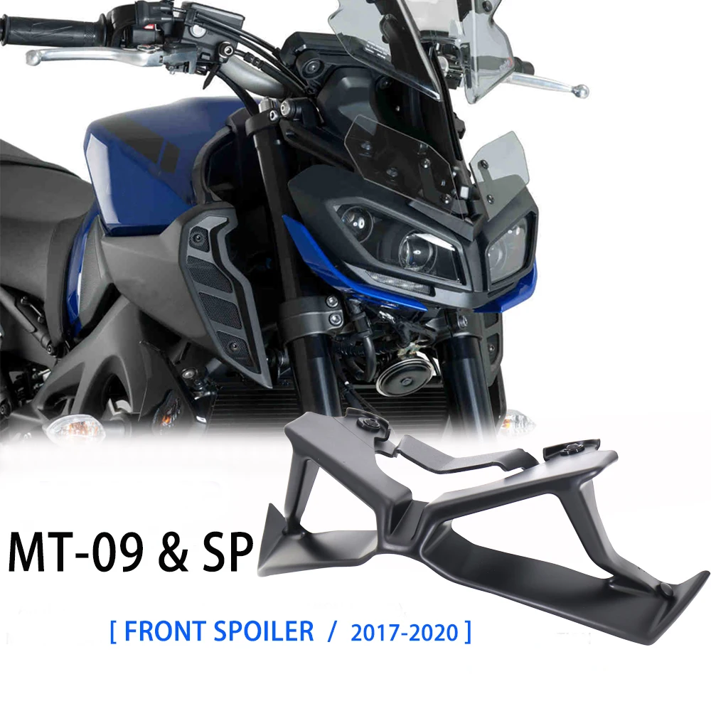 

2017 - 2020 New For YAMAHA MT 09 MT-09 MT09 mt09 SP Front Downforce Naked Frontal Spoilers Black Motorcycle Accessories