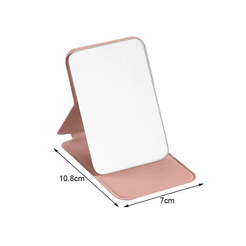 Hand-held Desktop Stand Mirror High-quality Portable Desktop Makeup Mirror Easy To Carry Vanity Mirror Cosmetic Tools