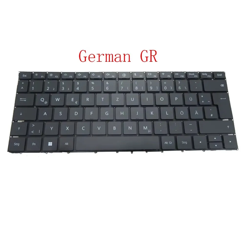 

Laptop Keyboard For HUAWEI MateBook CREF-X CREF-16 CREF-32 Black With Backlit FR\GR\IT\NE\TI\TR\TI\UK