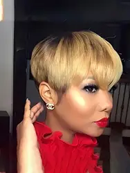 Short Curly Wig with Bangs for Women, Synthetic Full Wig, Non Glue Daily Wear, Heat Resistant, Brown Hair, Beginner Friendly