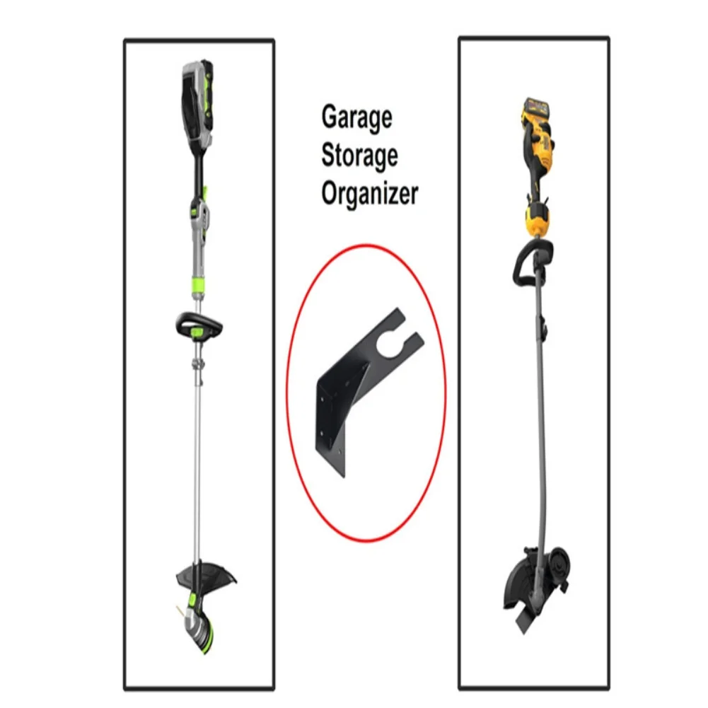 

1pc Trimmer Shelf Heavy Duty Wall Mount Trimmer Hanger For Trimmers Garage Storage Gardening Electric Tools Hanging Organizing