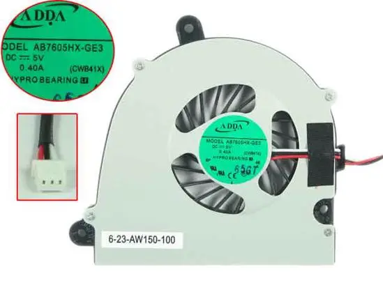 

ADDA AB7605HX-GE3 CWB41X DC 5V 0.40A Server Cooling Fan