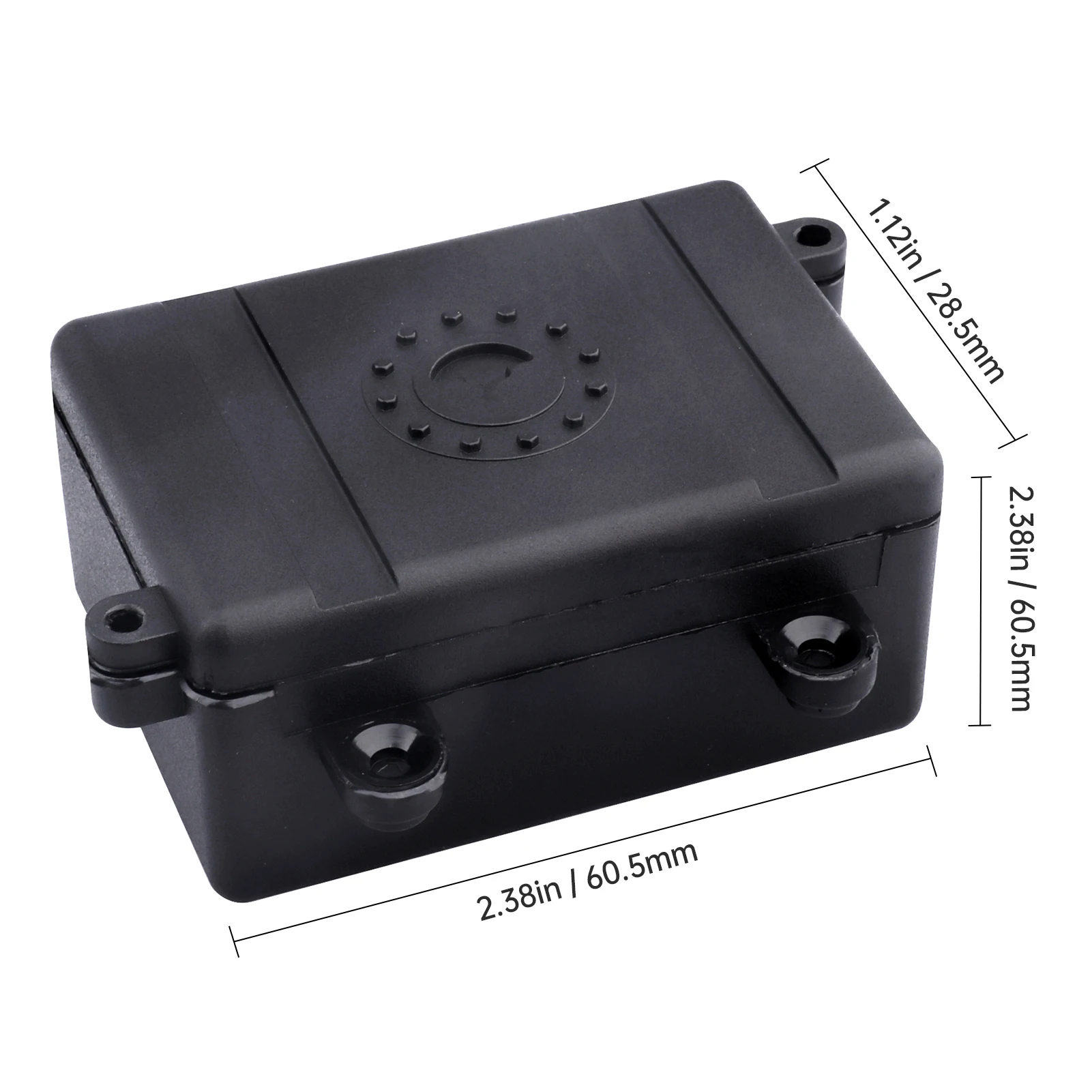 Hobbypark RC Receiver Box Replacement for Traxxas TRX-4 RC4WD D90 D110 Axial SCX10 II 1/10 Crawler